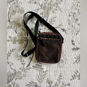 Urban Outfitters NWT Nylon Crossbody Bag in Brown and Black